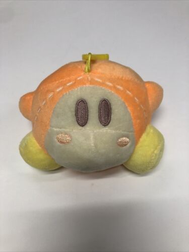 Kirby • Orange And Yellow • Nintendo • Made In China • Keychain • Japanese • Toy