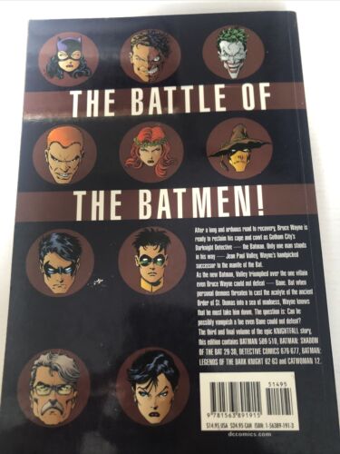 Batman  Knightfall Vol.3 (2000) DC Comics SC TPB Chuck Dixon