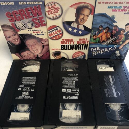 The Breaks,Bulworth,Screwloose Bundle VHS