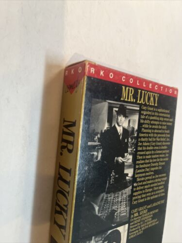 Mister Lucky (VHS 1989) Gary Grant • Laraine Day | RKO Collection