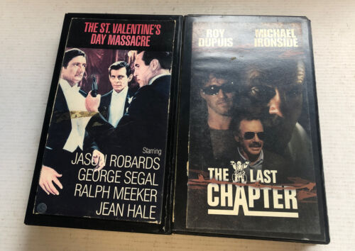 st. valentine's day massacre & The Last Chapter (Gangster Bundle)VHS