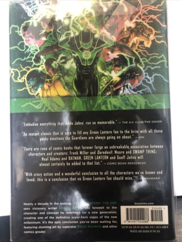 Green Lantern Vol.3 : The End (2014) Dc Comics TPB HC Geoff Johns