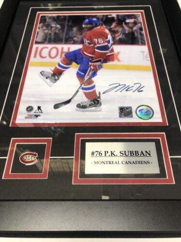 P.k. Subban • Signed Print • With A Frame •