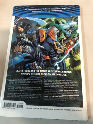 Titans The Lazarus Contract (2017) Dc Comics HC Dan Abnett