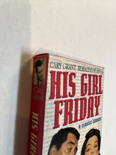 His Girl Friday (VHS 2000) Gary Grant • Rosalind Russell • Ralph Bellamy