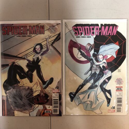 Spider-Man Set (2016) #1-14 (VF/NM) Marvel Comics #5 Damaged (Check last pic)