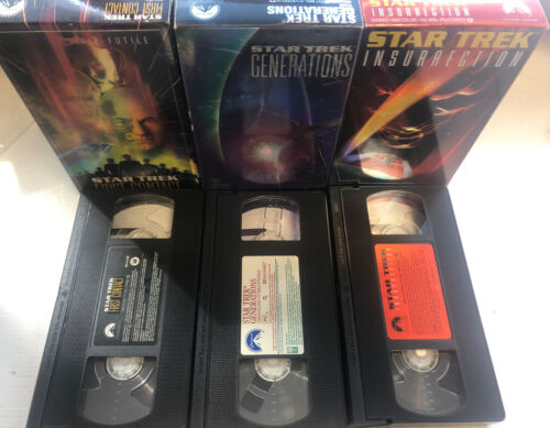 Star Trek: First Contact,Generations & Insurrection (VHS, 1994-1999)