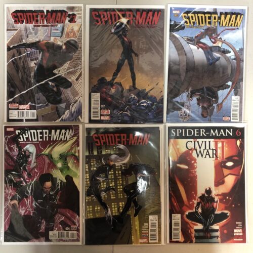 Spider-Man Set (2016) #1-14 (VF/NM) Marvel Comics #5 Damaged (Check last pic)