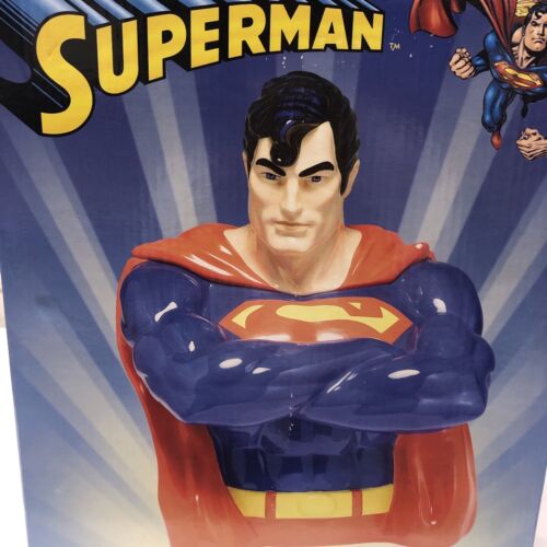 Superman Ceramic Cookie Jar • Limited Edition • Dc Comics • Warner Bros