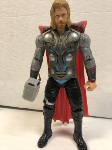 Marvel THOR The Mighty Avenger  Action Figure w/ Hammer - 10” Hasbro 2011 loose