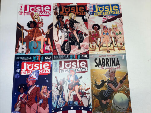 Josie And The Pussycats (2016) # 1-5 + Sabrina Teenage Witch # 1 (VF/NM) Set