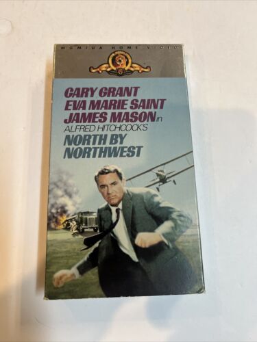 North By Northwest (VHS 1987) Gary Grant • Eva Marie Saint • Alfred Hotchcock