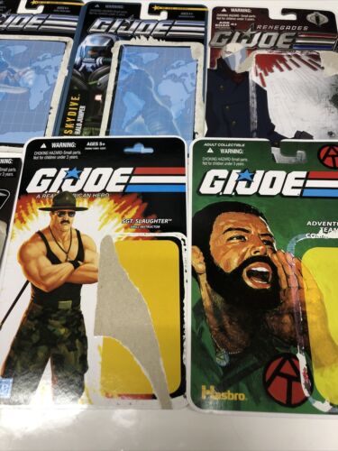 GI Joe (2010-2011) Dossier • Cards • Made In China • Various • SGT Slaughter