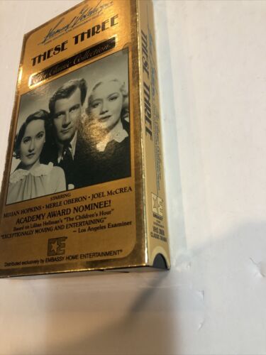 These Three (VHS 1985) Miriam Hopkins • Merle Oberon • Joel McCrea | Goldwyn