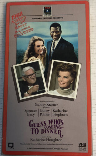 Guess who’s Coming to Dinner (1986) Vhs ~ Stanley Kramer | Spencer Tracy