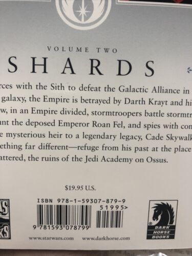 Star Wars Legacy Vol.2 Shards (2007) Dark Horse SC TPB John Ostrander