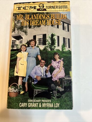 Mister Blandings Builds His Dream House (VHS, 1996) Gary Grant • Myrna Loy