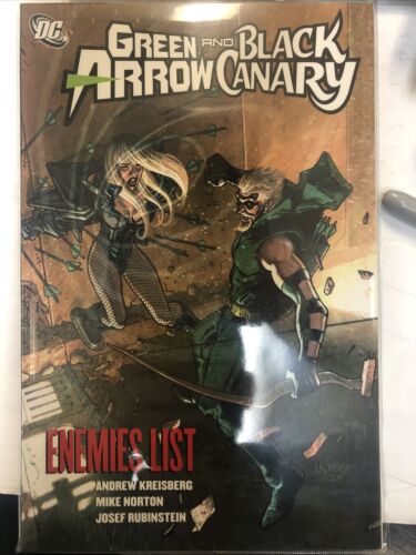 Green And Black Arrow Canary: Enemies List (2009) Dc Comics TPB SC Mike Norton