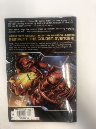 The Invincible Iron Man (2010) Marvel TPB HC Matt Fraction