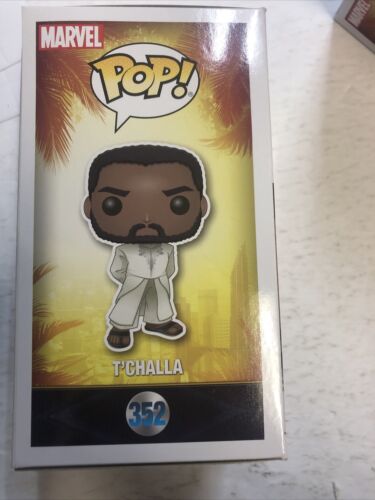 Funko Pop! Black Panther T'Challa With White Robe Vinyl Figure