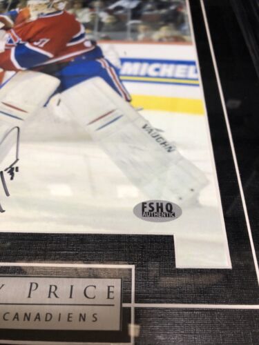 Carey Price • Montréal • Canadiens • Hockey • Certificate Of Authenticity•Signed