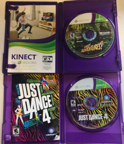 Just danse 4 ,Kinect adventures XBox 360(2010-2012)