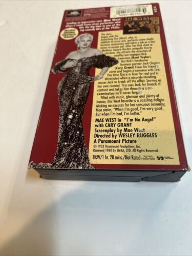 I’m No Angel (VHS) Mae West | MCA Universal Paramount Studios