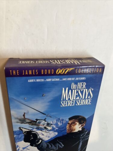 On Her Majestys Secret Service (VHS, 1995) The James Bond 007 Collection