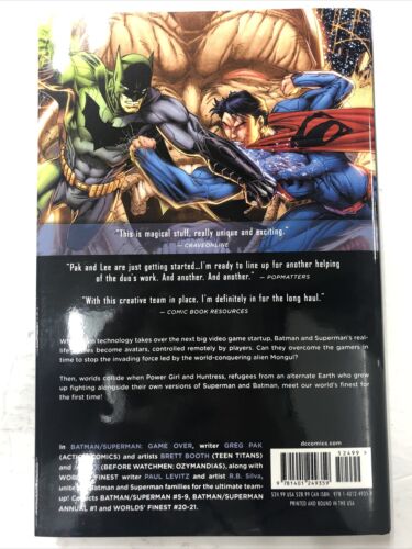 The New 52 Batman/Superman Vol.2 Game Over By Greg Park (2014) TPB HC DC Comics