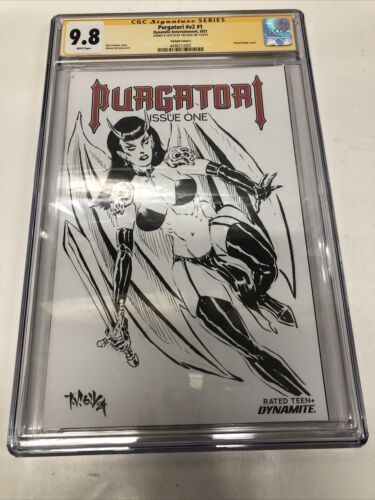 Purgatori (2021) #V2 # 1 (CGC 9.8 SS) Signed Sketch Tim Vigil * Marvel comics