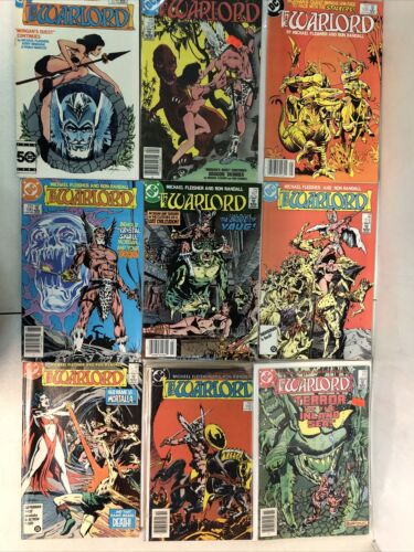 The Warlord (1982) Consequential Set # 58-133 & Annual # 1-6 (F/VF) DC Comics