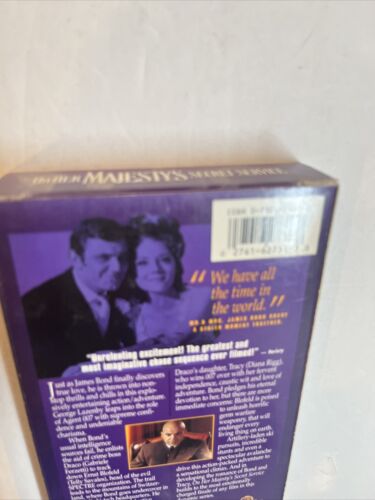 On Her Majestys Secret Service (VHS, 1995) The James Bond 007 Collection