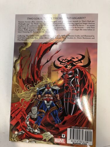 Thor Sunlight And Shadows (2013) Marvel TPB SC William Loeb