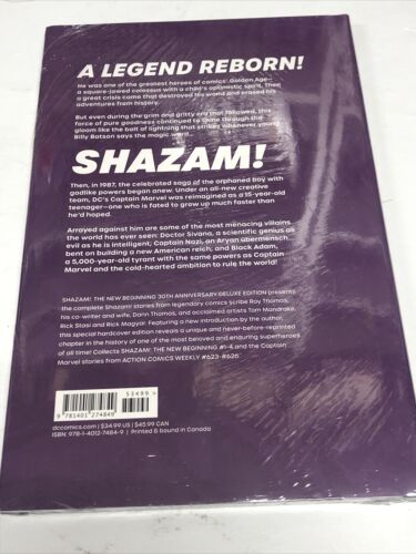 Shazam The New Beginning (2018) DC HC Roy Thomas Sealed!