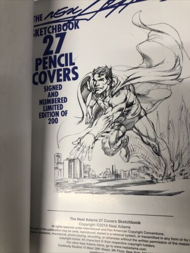 Neal Adams The Sketckbook • 27 Pencil Covers (2016) TPB • Original Artwork