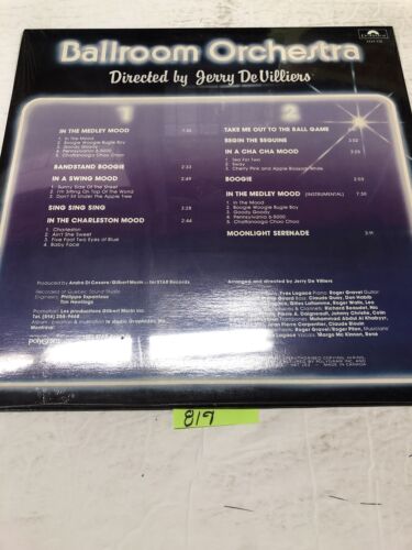 Jerry Devilliers Ballroom Orchestra Vinyl LP Album