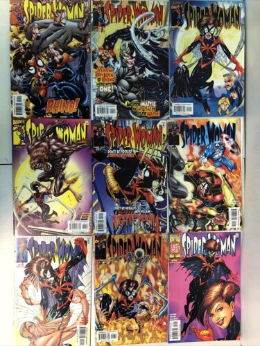 Spider Woman (1999) 3 Starter Sets # 1-18 & # 1-4 & # 1-5 (VF/NM) Marvel Limited