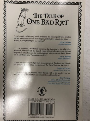 The Tale Of One Bad Rat  (1995) Dark Horse TPB SC