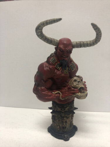 Lucifer Bust (2001) Size: 7" Statue | Brian Pulido|Chaos Comics| Eternal Toy-COA