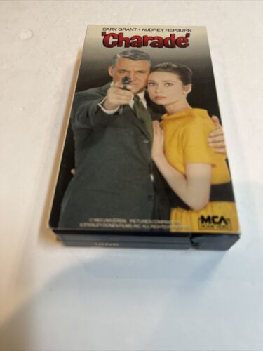 Charade (VHS 1981) Gary Grant • Audrey Hepburn | MCA Home Video