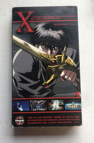 X  Anime ,Manga Rare(VHS ,2000)