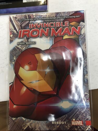 Invincible Iron Man Vol.1:Reboot (2016) Marvel TPB HC Brian Micheal Bendis