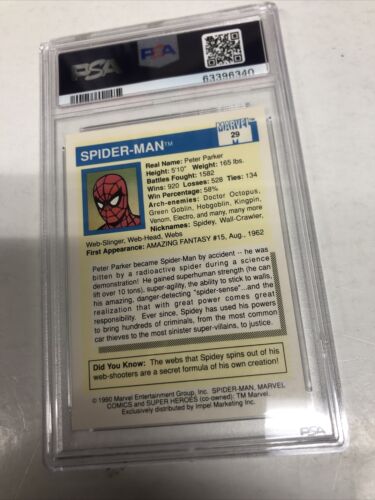 1990 Marvel Universe Super Heroes Spider-Man