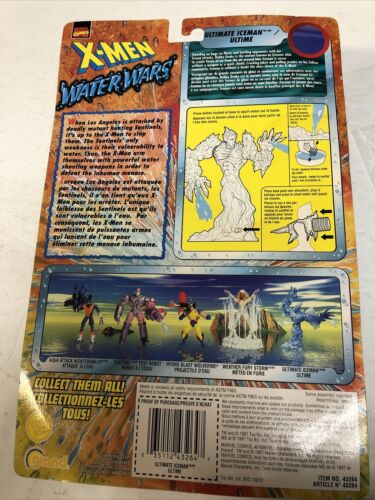 X-MEN WATER WARS ULTIMATE ICEMAN ACTION FIGURE 1997