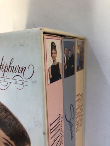 Audrey Hepburn Collection (VHS, 1992, 3-Tape Set) Breakfast at Tiffany’s Sabrina