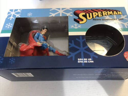 Superman Resin Ornament Set DC Direct NIB