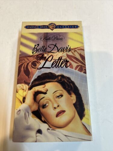 Bette Davis In The Letter (VHS 1991) Warner Bros | Herbert Marshall