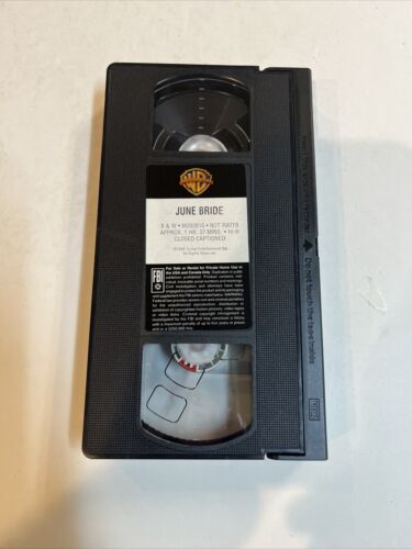 June Bride (VHS, 1992) Bette Dsvis • Robert Montgomery | MGM/UA