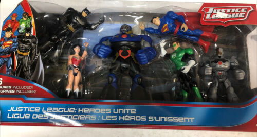 Justice League Heroes Mattel Unite 6 Figure Set