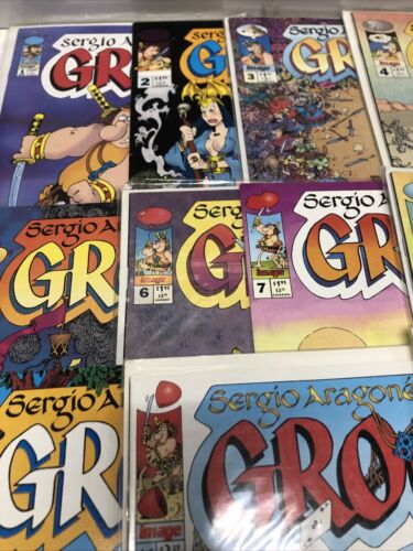 Groo (1998) Set # 1-12 Missing # 10 (FN/VF) Image Comics • Sergio Aragones